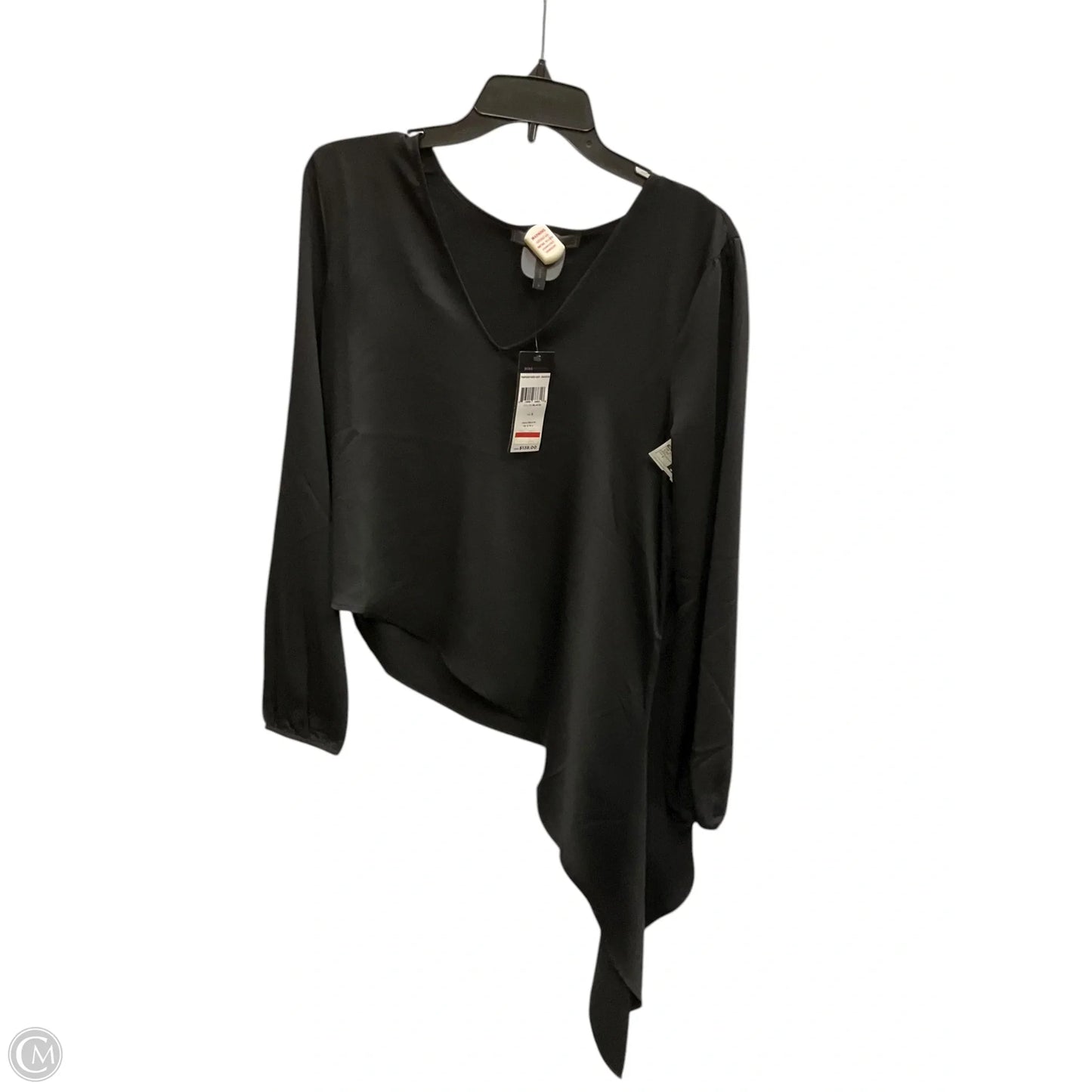 Top Long Sleeve By Bcbgmaxazria In Black, Size: S