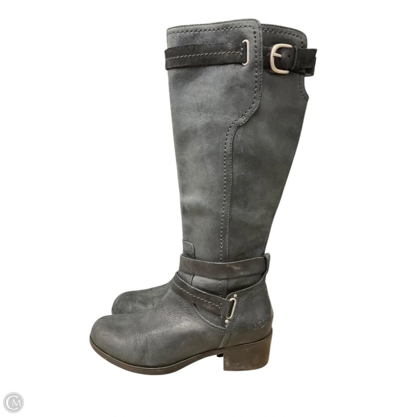 Boots Designer By Ugg In Black, Size: 6.5