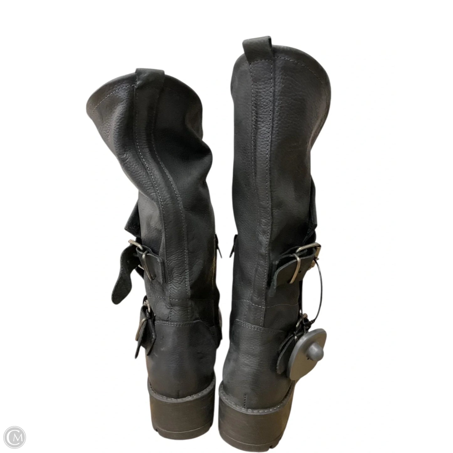 Boots Leather By Cmb In Black, Size: 5
