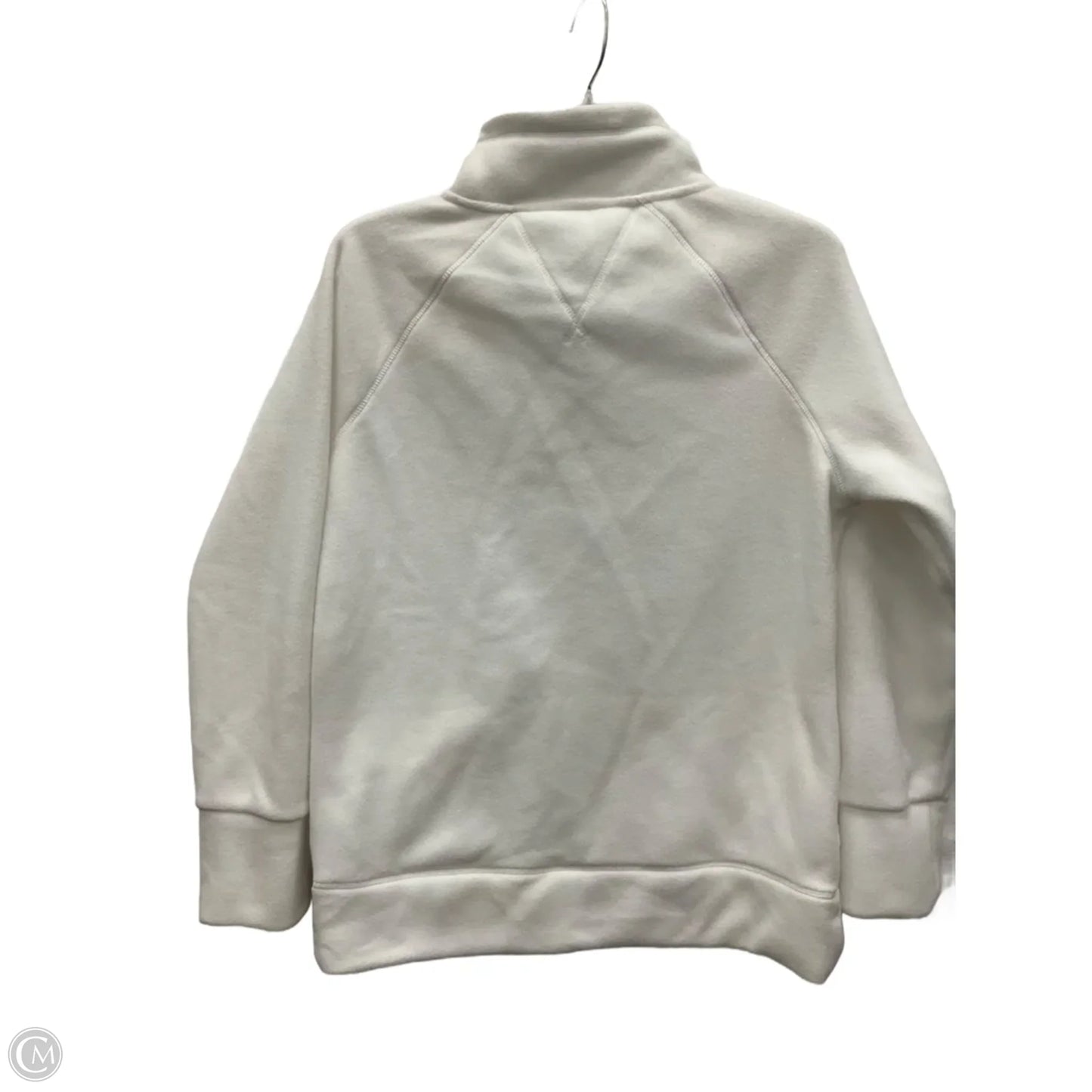 Athletic Jacket By Tommy Hilfiger In White, Size: L