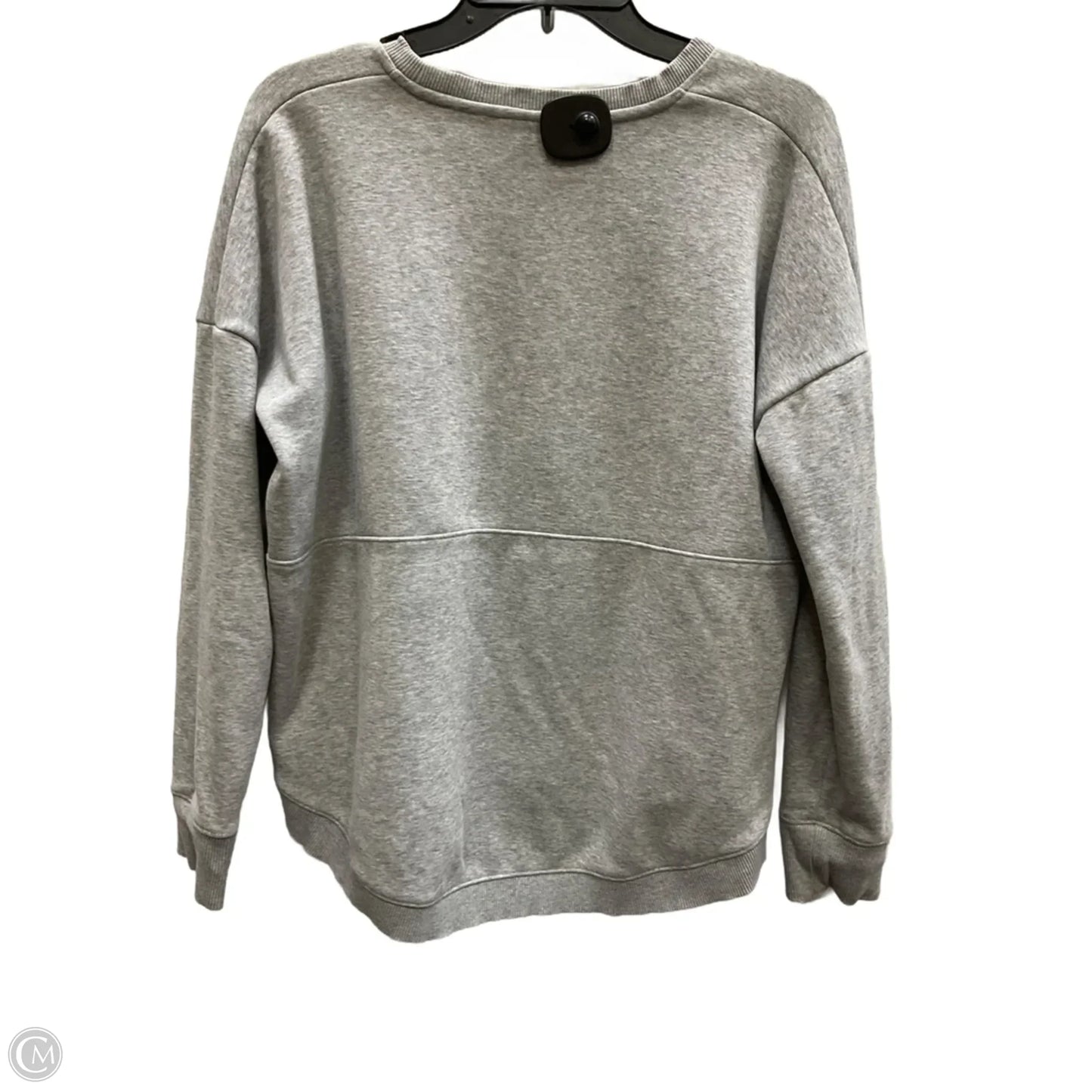 Athletic Top Long Sleeve Crewneck By Athleta In Grey, Size: S
