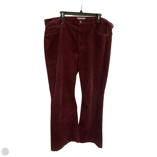 Pants Corduroy By Gap In Maroon, Size: 20