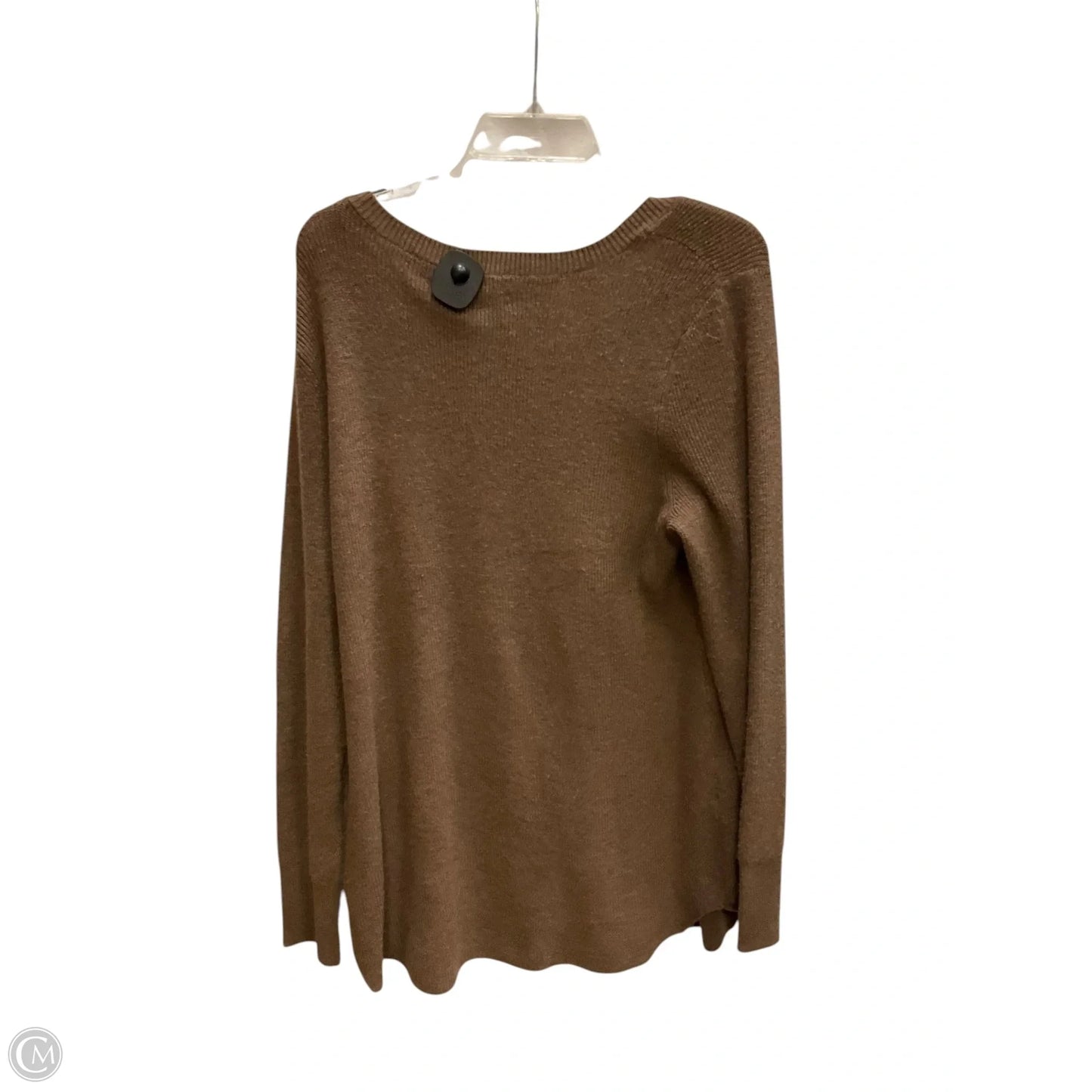 Sweater By Natural Reflections In Brown, Size: L
