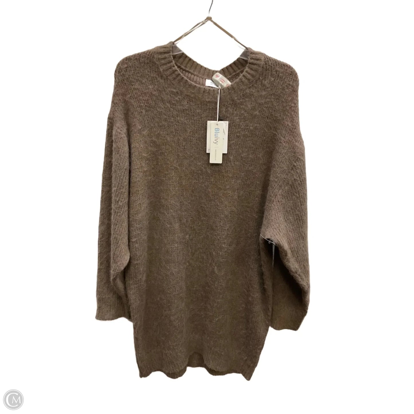 Tunic Long Sleeve By Bluivy In Brown, Size: S