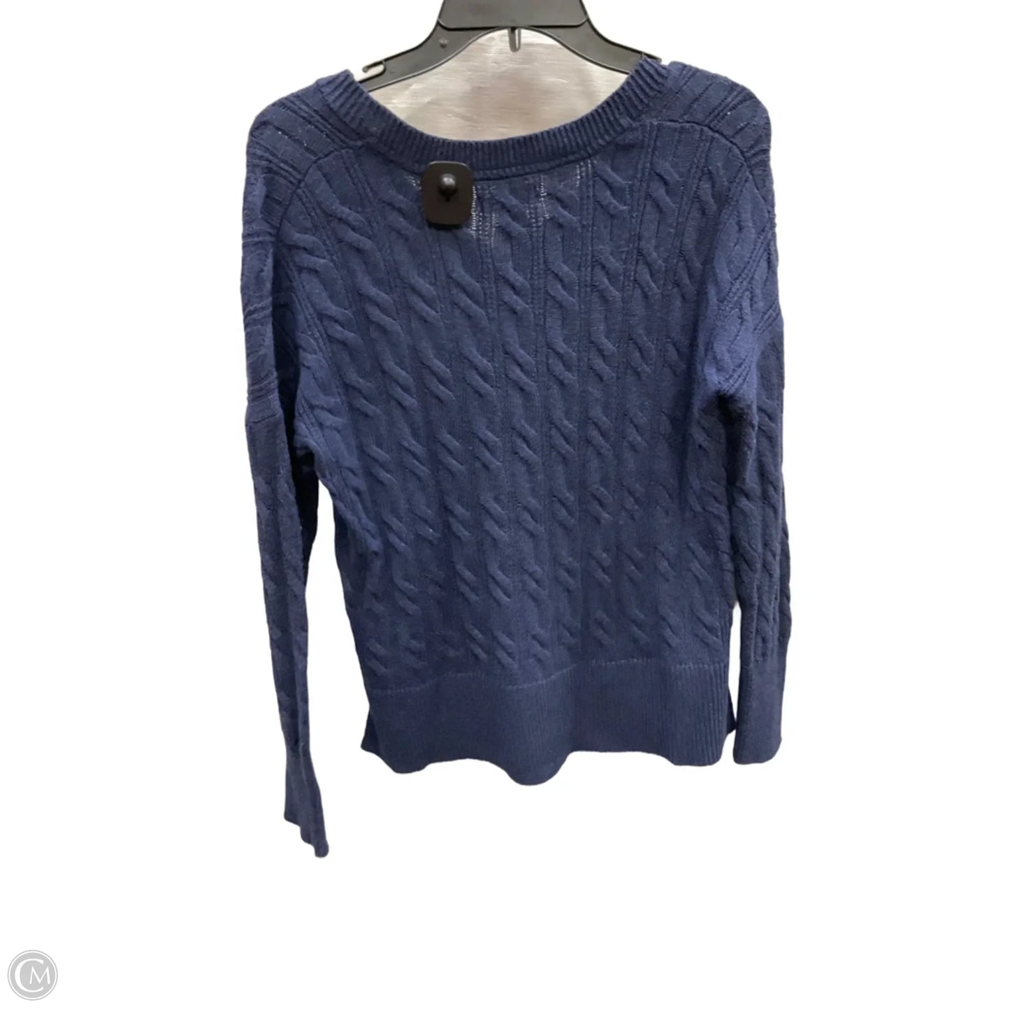 Sweater By Jones And Co In Blue, Size: Xs