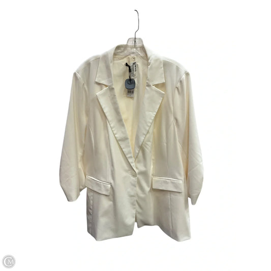Blazer By Lane Bryant In Cream, Size: 3x