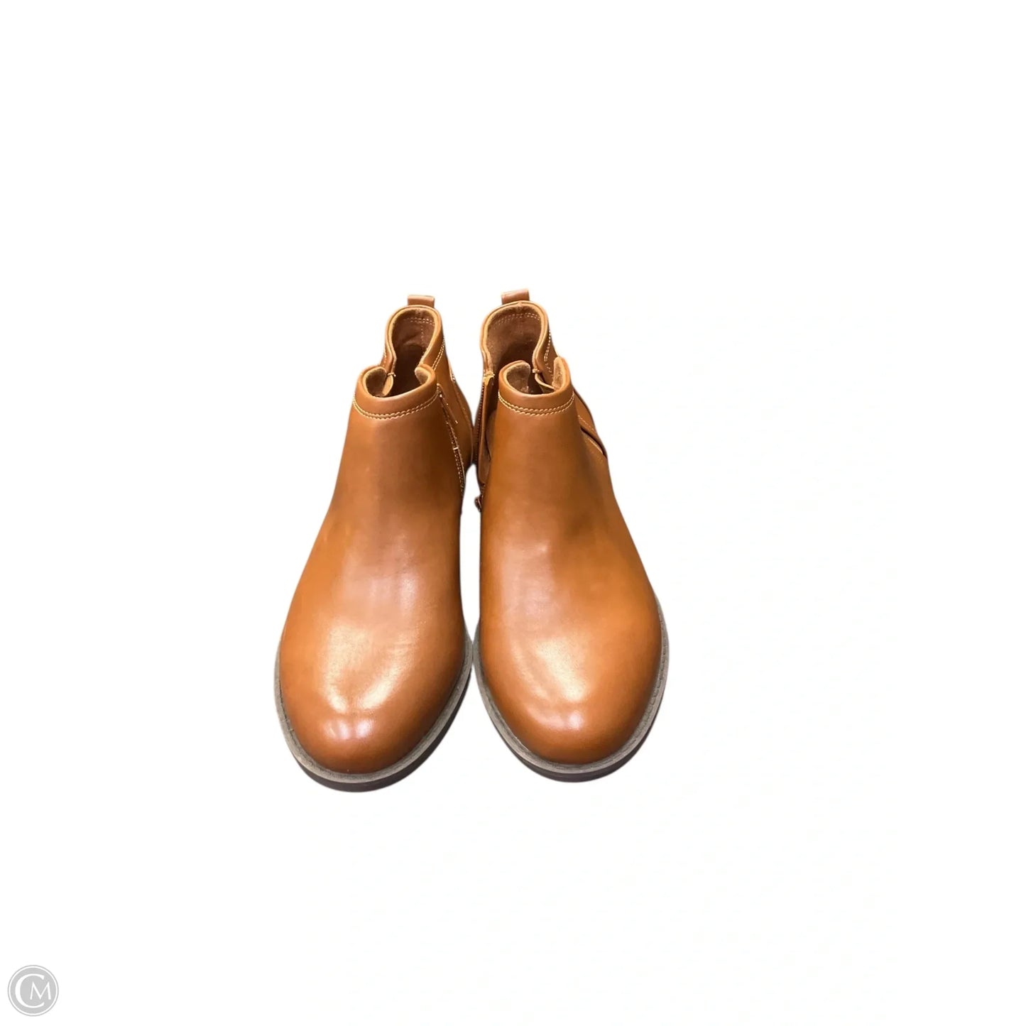 Boots Ankle Heels By Lane Bryant In Brown, Size: 9