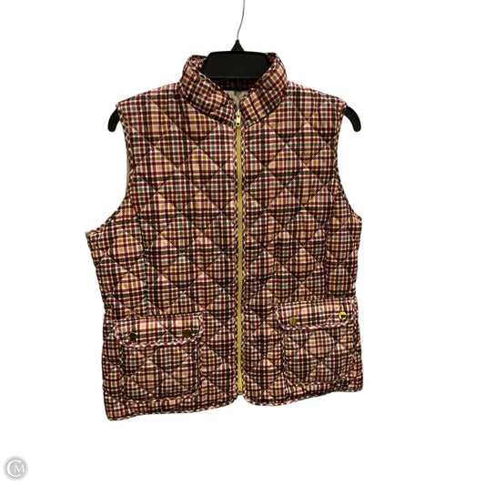 Vest Puffer & Quilted By St Johns Bay In Plaid Pattern, Size: L