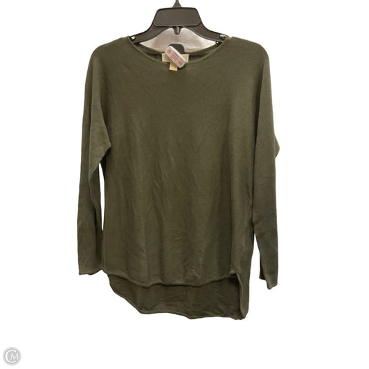 Top Long Sleeve By Michael By Michael Kors In Green, Size: S