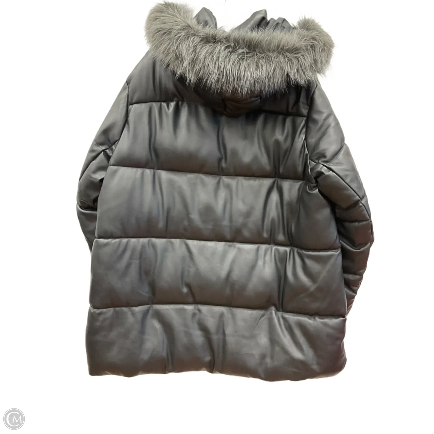 Coat Puffer & Quilted By Stylus In Black, Size: 3x