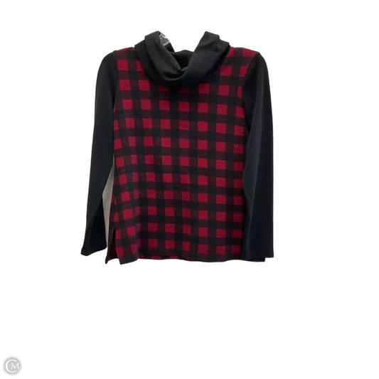 Top Long Sleeve By Talbots In Plaid Pattern, Size: Sp