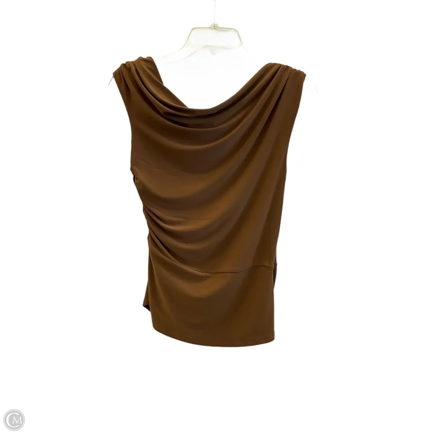 Top Sleeveless By Babaton In Brown, Size: M