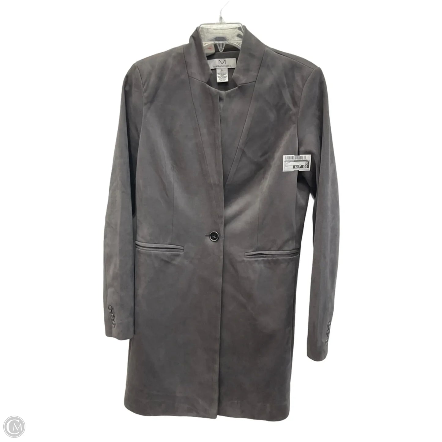 Blazer By Magaschoni In Grey, Size: S