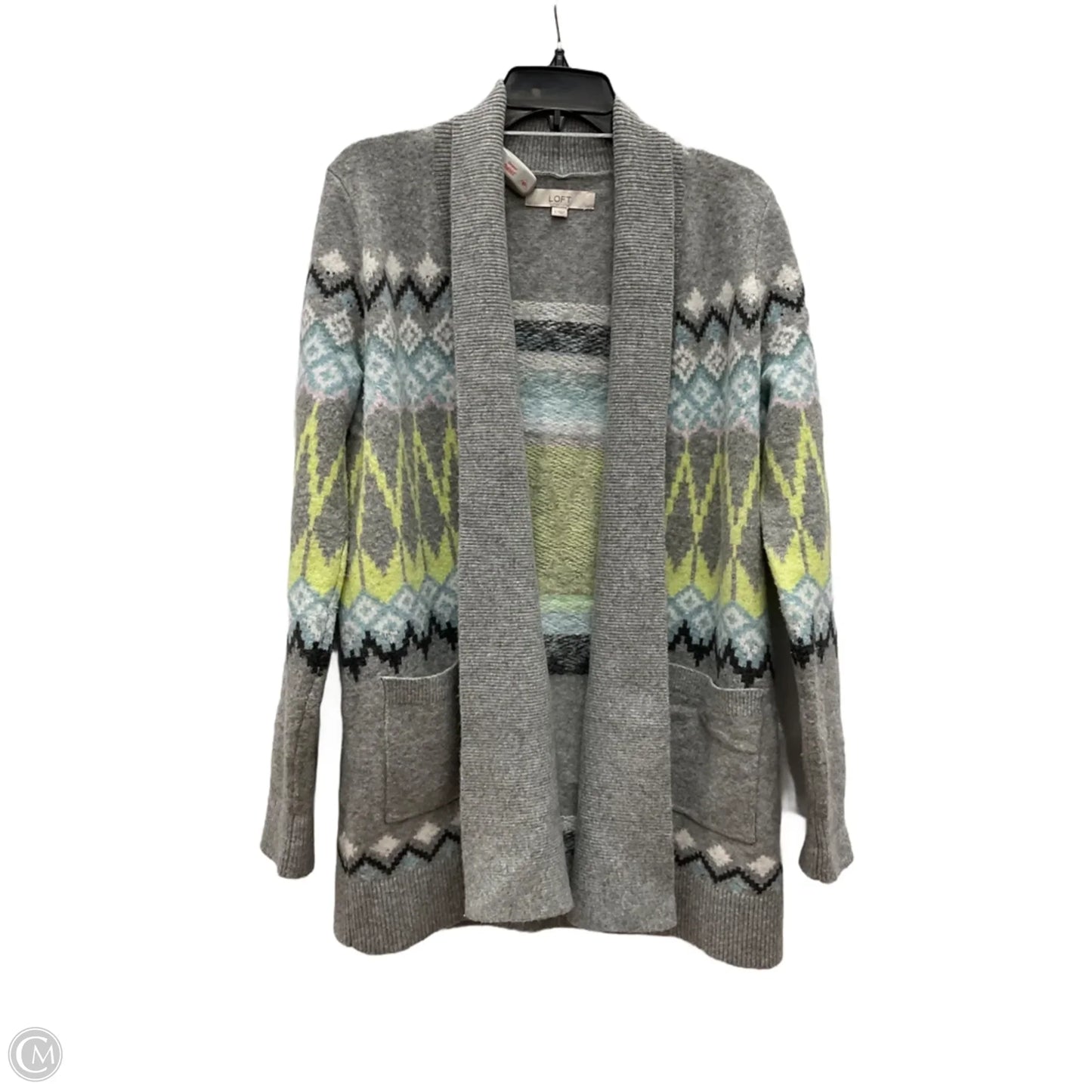 Cardigan By Loft In Grey, Size: S