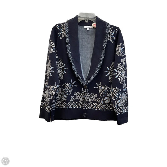 Cardigan By Chicos In Blue, Size: L