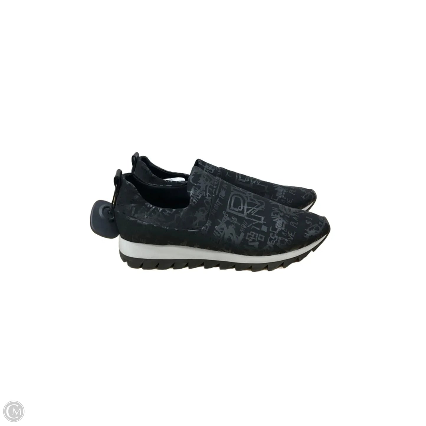 Shoes Sneakers By Dkny In Black & White, Size: 9