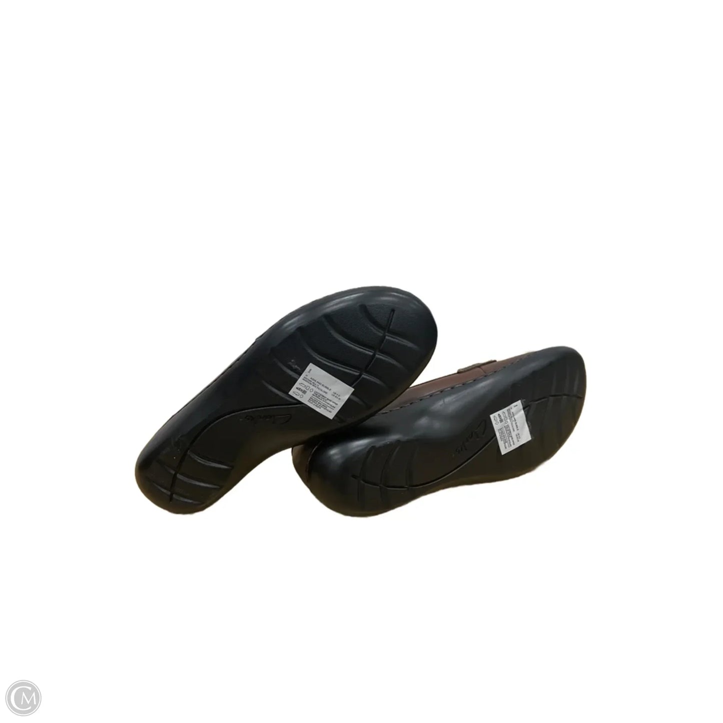 Shoes Flats By Clarks In Brown, Size: 6.5