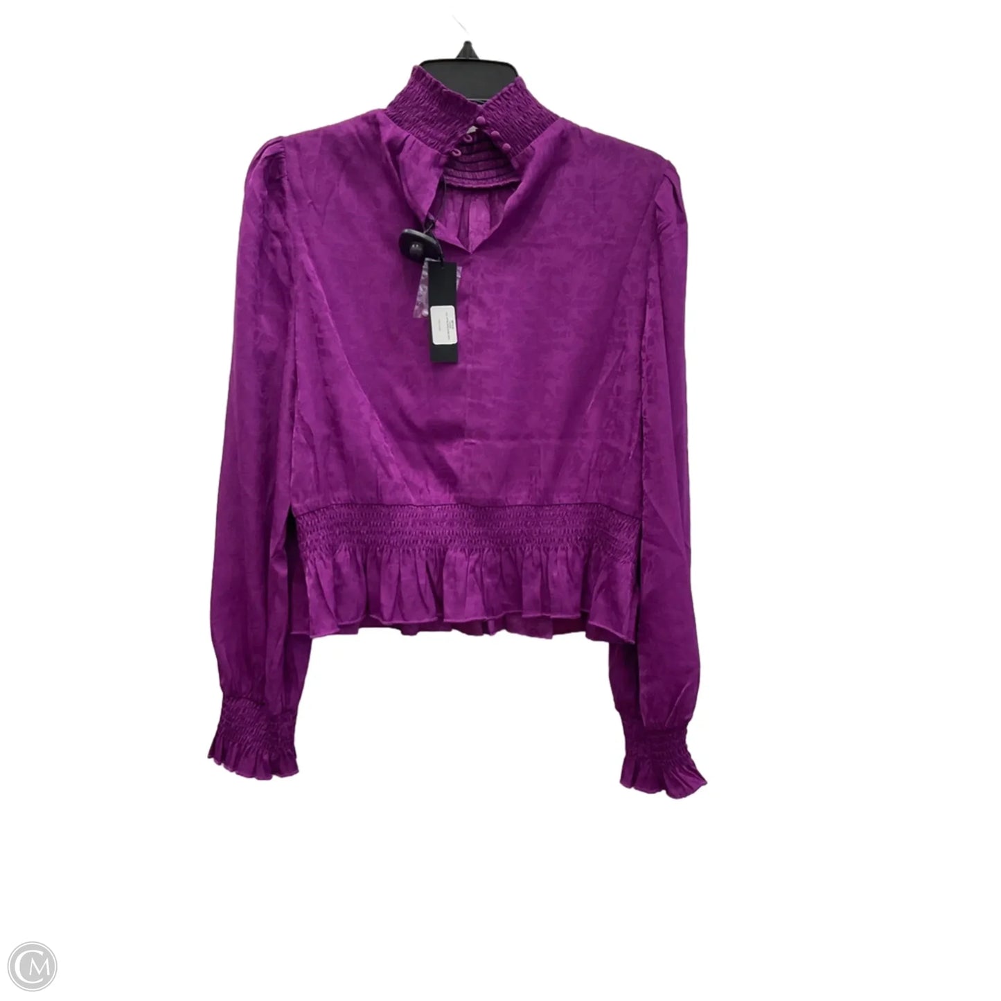Top Long Sleeve By Lucy Paris In Purple, Size: M