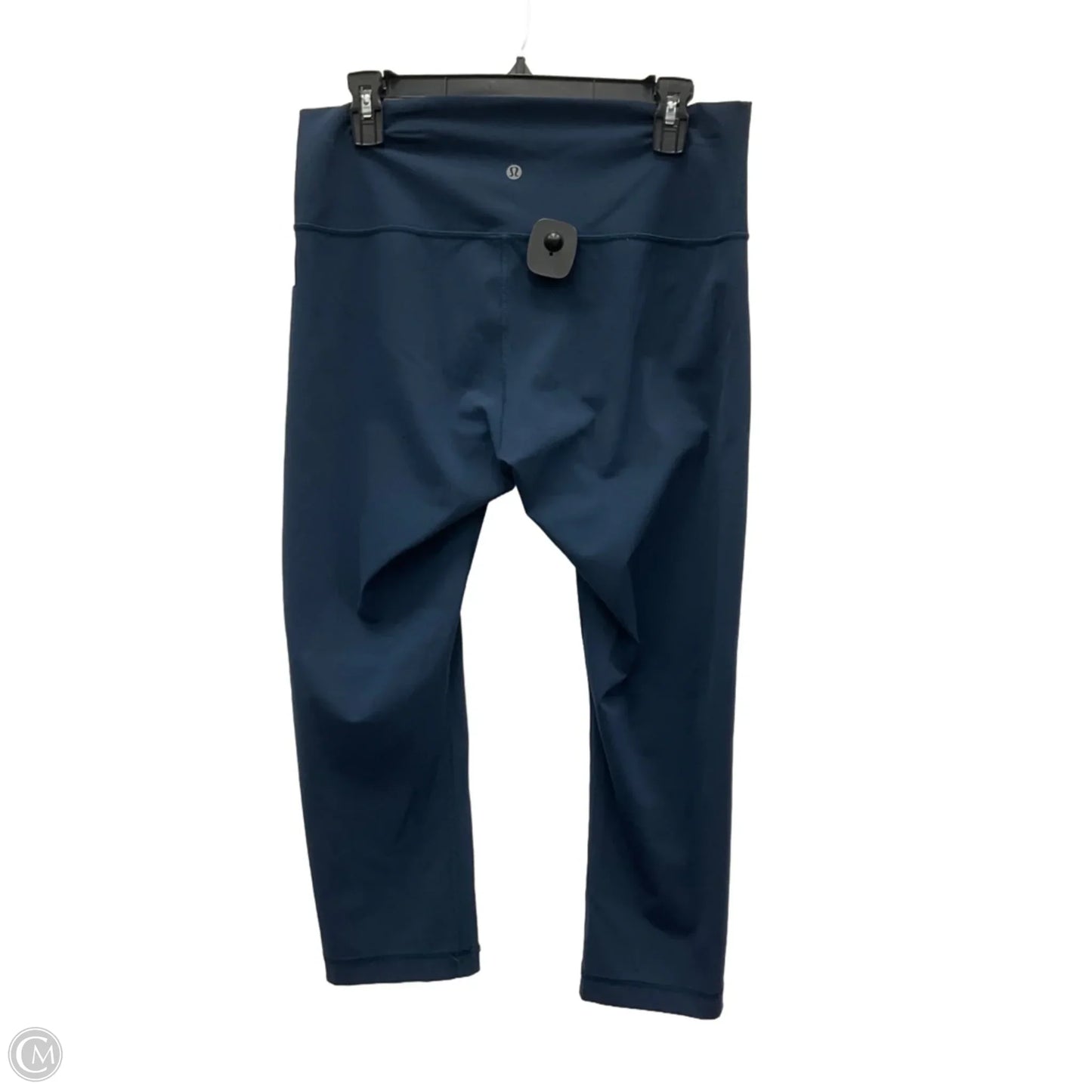 Athletic Capris By Lululemon In Blue, Size: 12