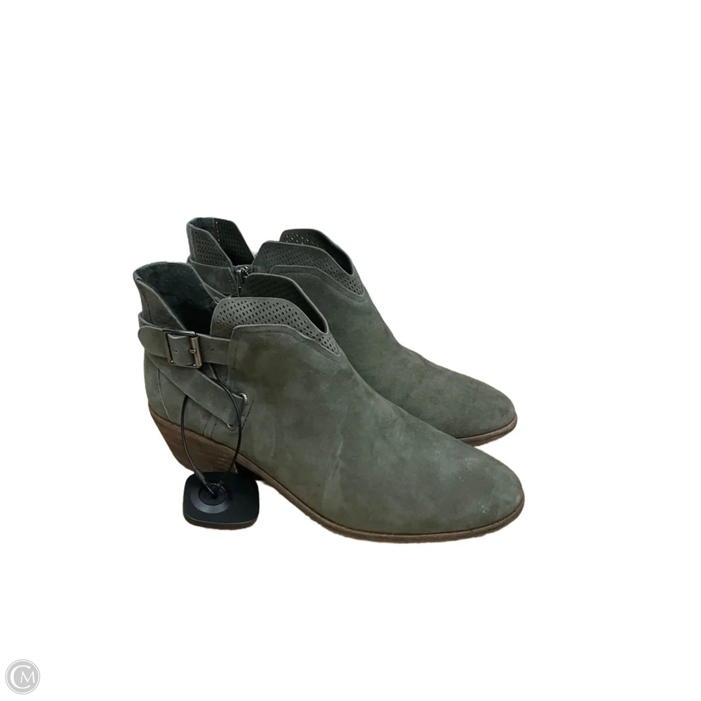 Boots Ankle Heels By Vince Camuto In Green, Size: 8.5