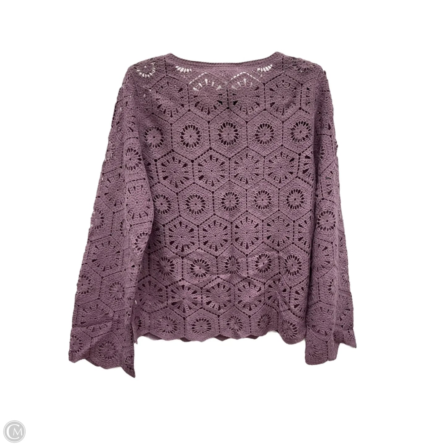 Top Long Sleeve By Maurices In Purple, Size: L