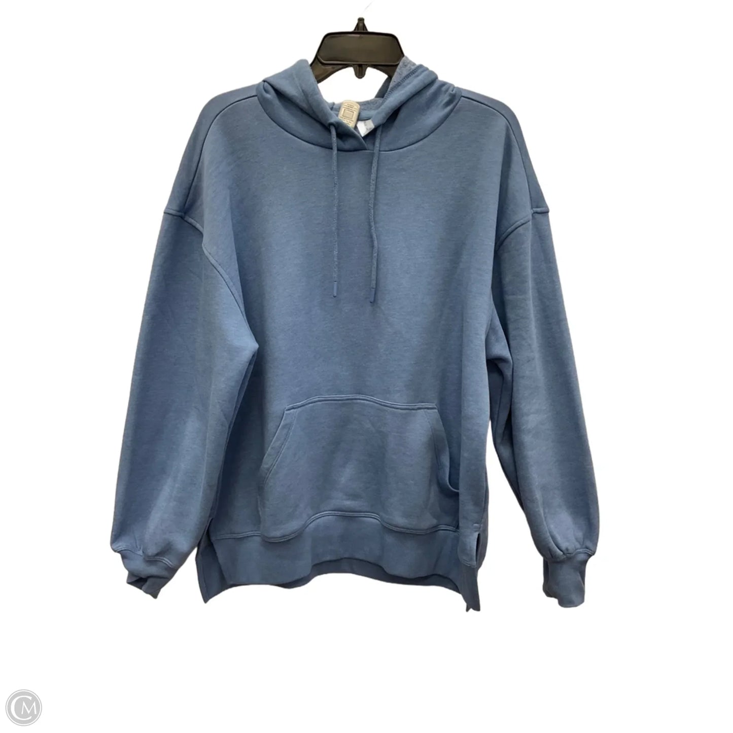 Sweatshirt Hoodie By Clothes Mentor In Blue, Size: L
