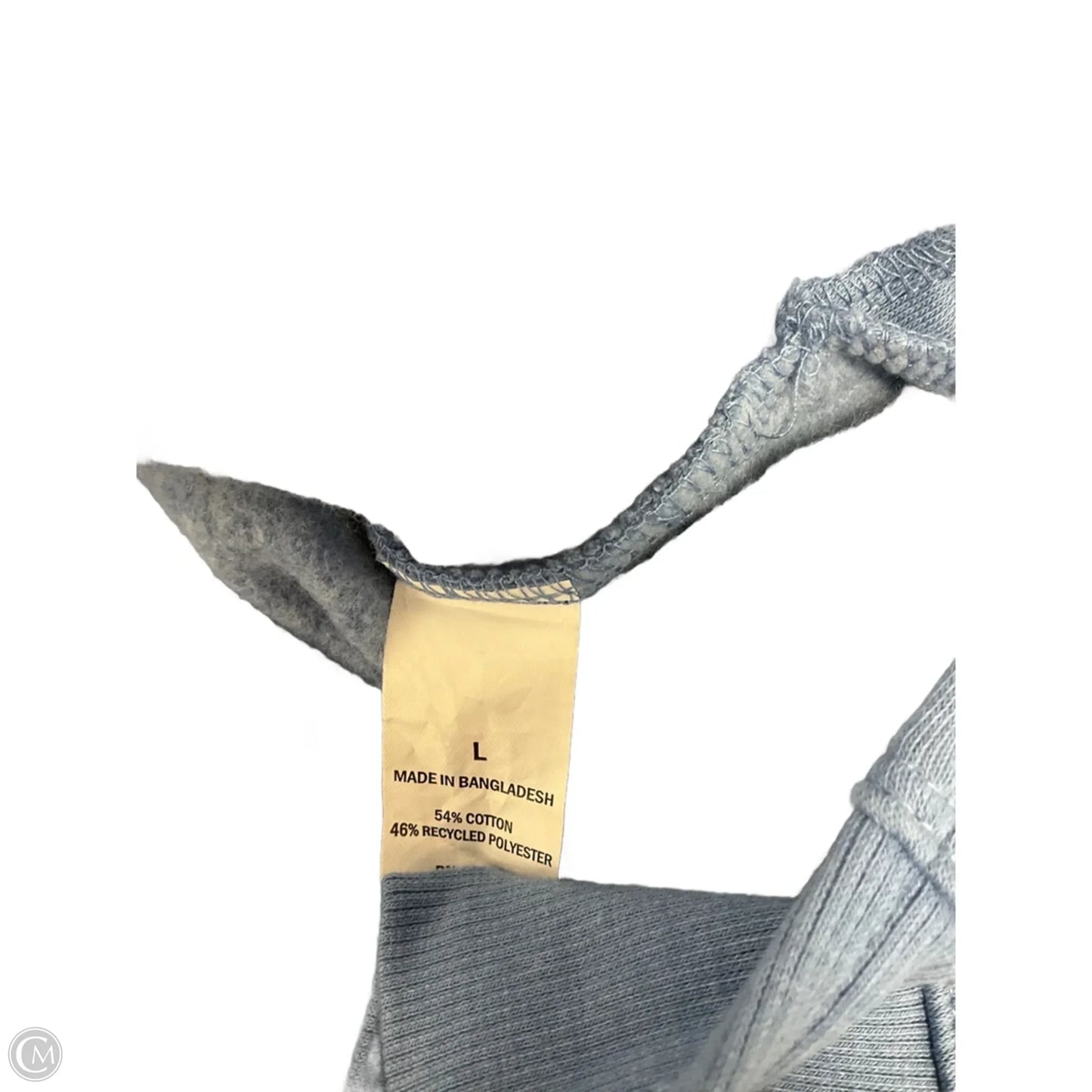 Sweatshirt Hoodie By Clothes Mentor In Blue, Size: L