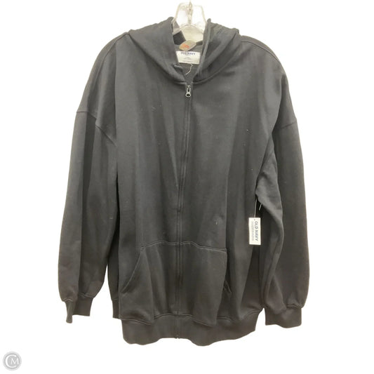 Sweatshirt Hoodie By Old Navy In Black, Size: L