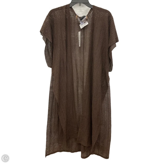 Cardigan By Steve Madden In Brown, Size: Osfm