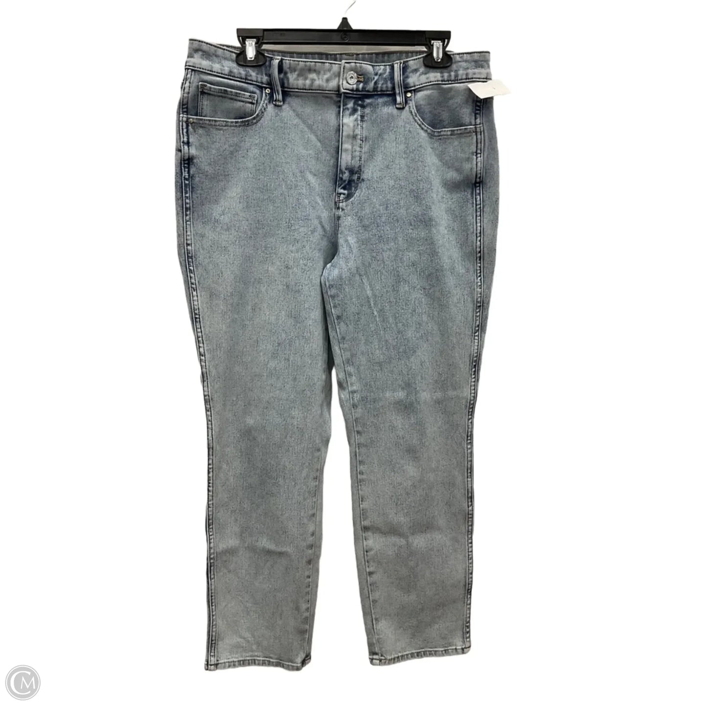 Jeans Straight By White House Black Market In Blue Denim, Size: 14