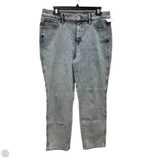 Jeans Straight By White House Black Market In Blue Denim, Size: 14