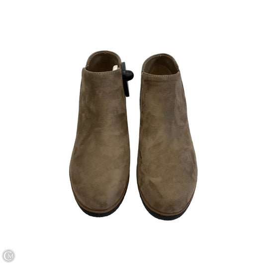 Boots Ankle Heels By Dr Scholls In Tan, Size: 6.5