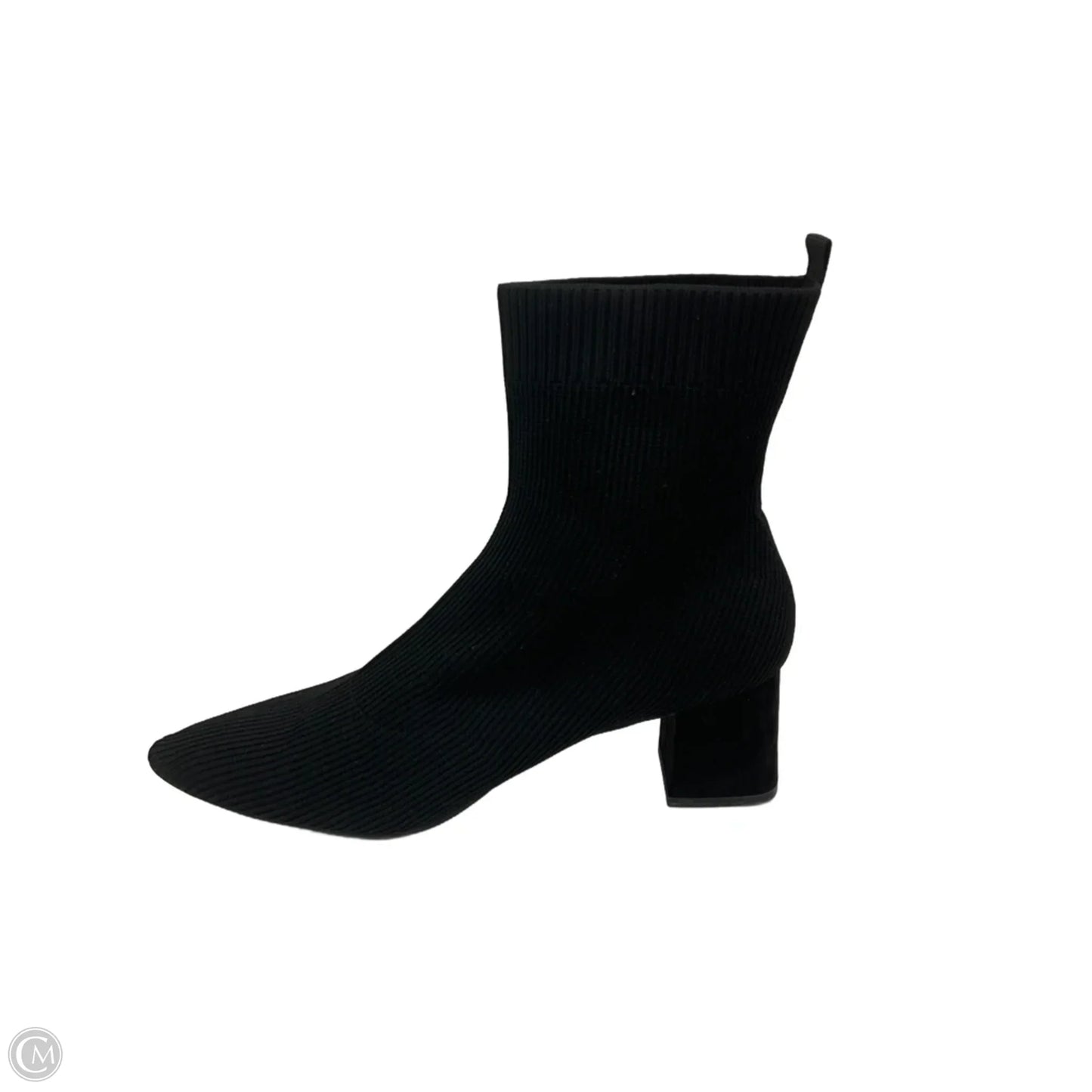 Boots Ankle Heels By Clothes Mentor In Black, Size: 10