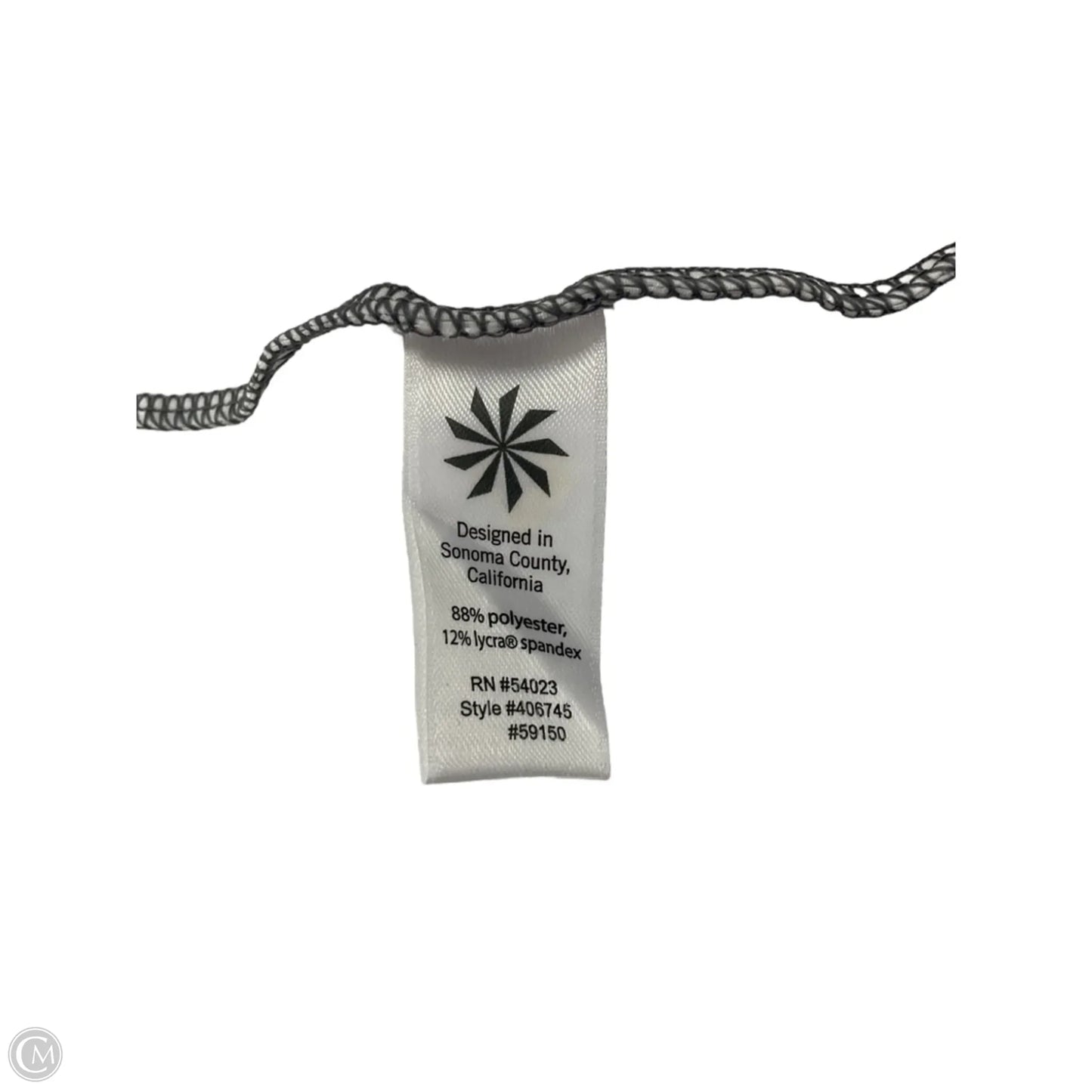 Athletic Dress By Athleta In Cream & Grey, Size: M