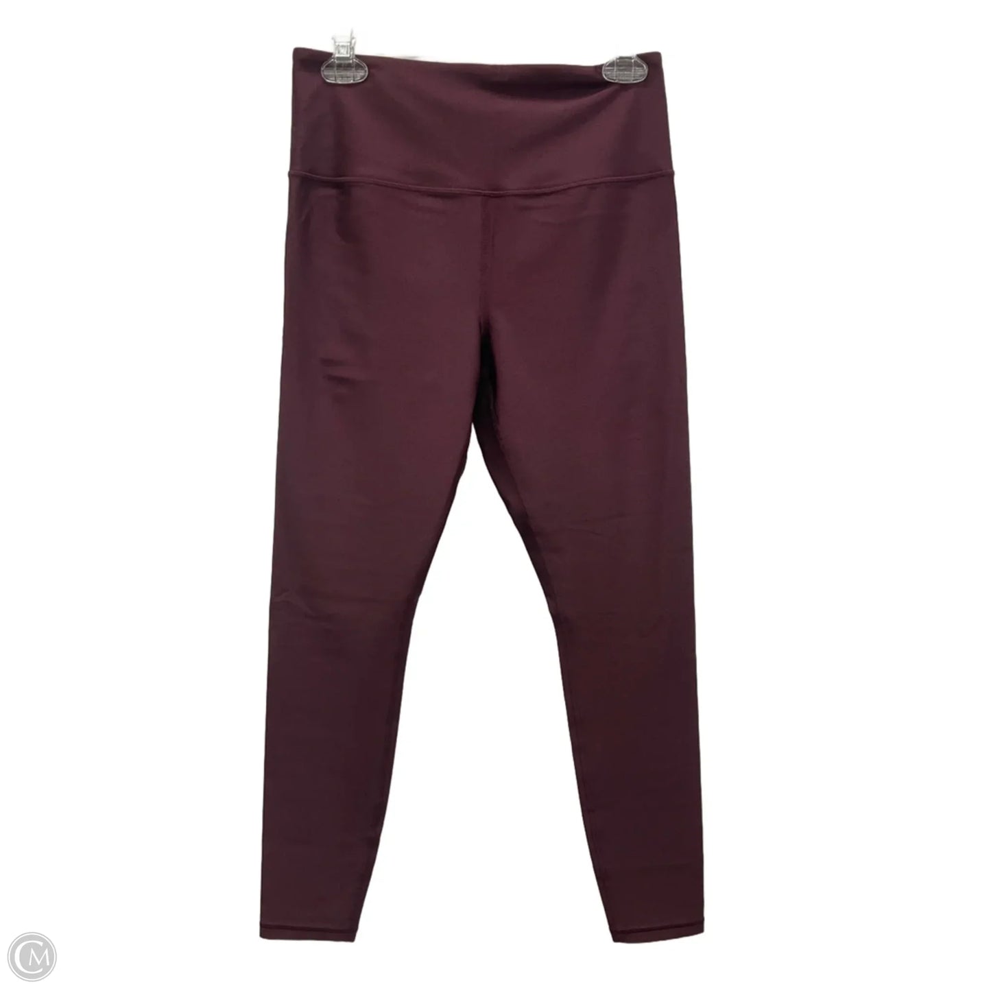 Athletic Leggings By Athleta In Maroon, Size: M
