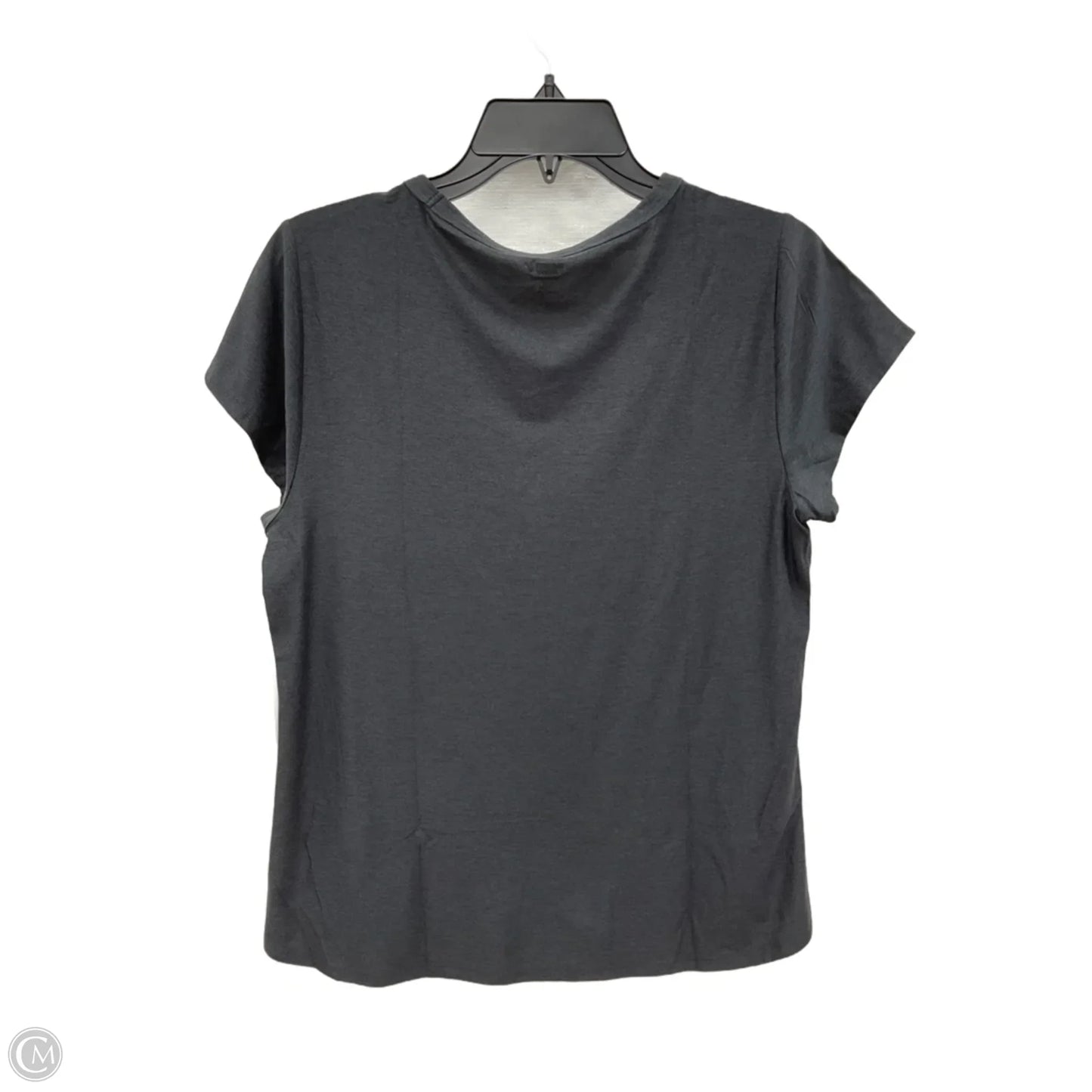 Athletic Top Short Sleeve By Old Navy In Grey, Size: M