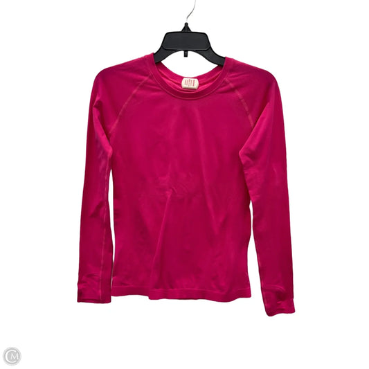 Athletic Top Long Sleeve Crewneck By Athleta In Pink, Size: S