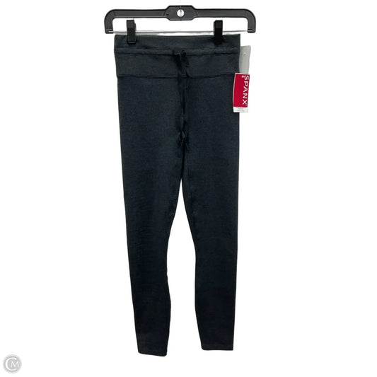 Athletic Leggings By Spanx In Grey, Size: S