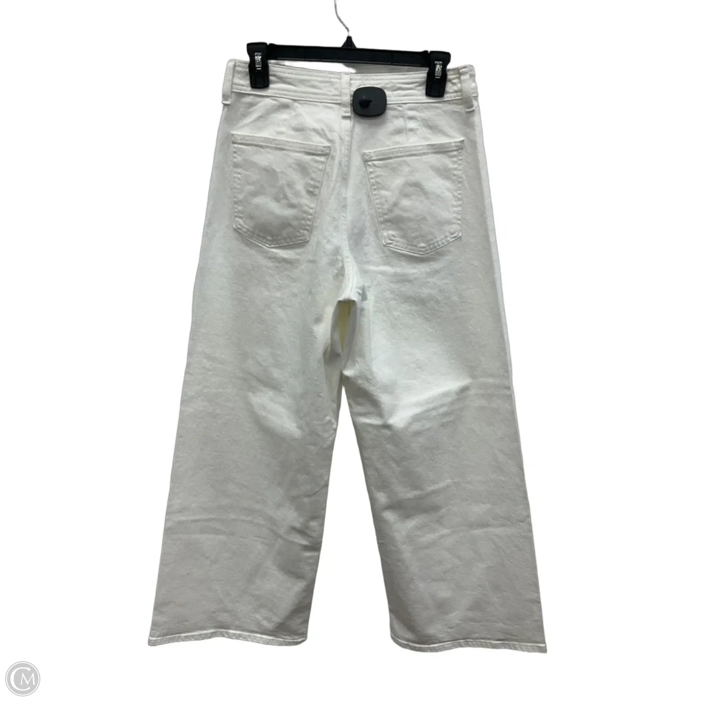 Jeans Wide Leg By Universal Thread In White Denim, Size: 8