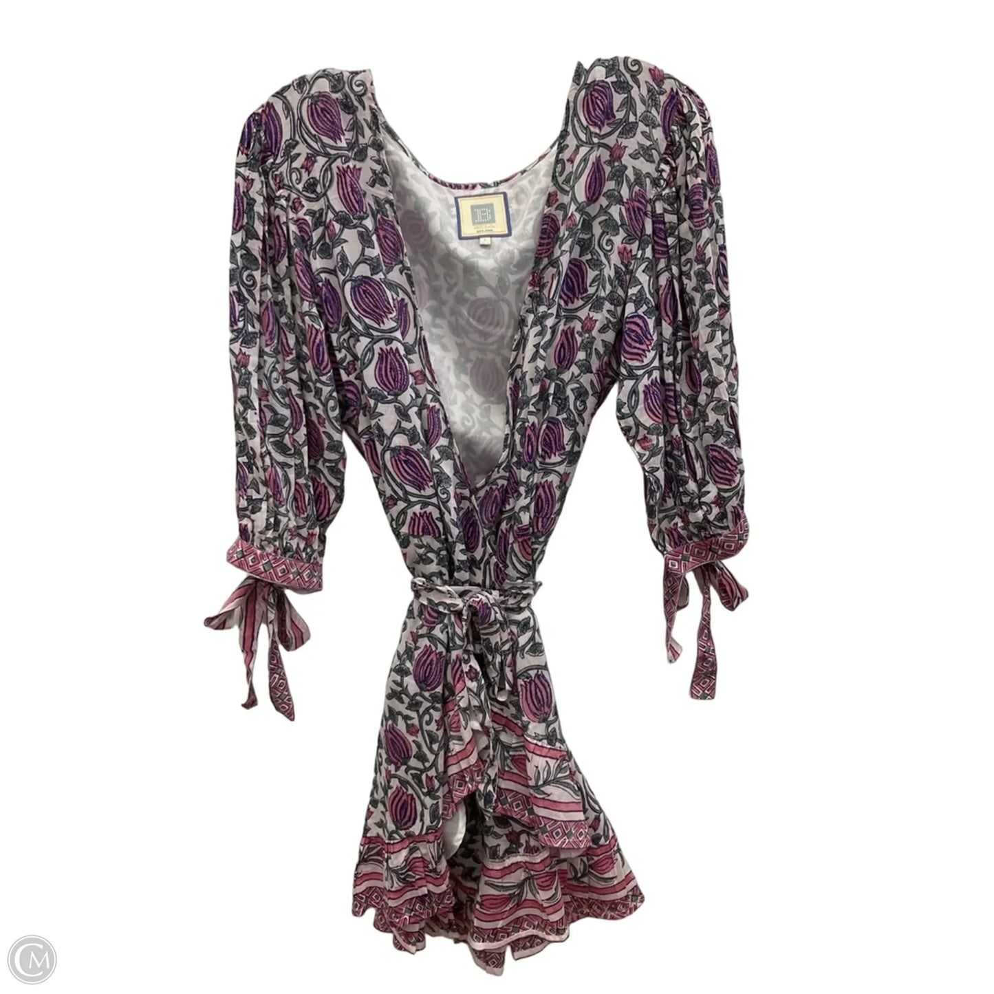 Dress Casual Short By Cmb In Floral Print, Size: L