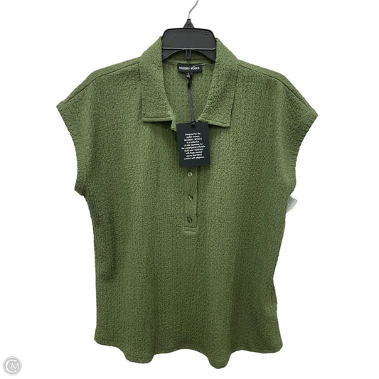 Top Sleeveless By Modern Works In Green, Size: L