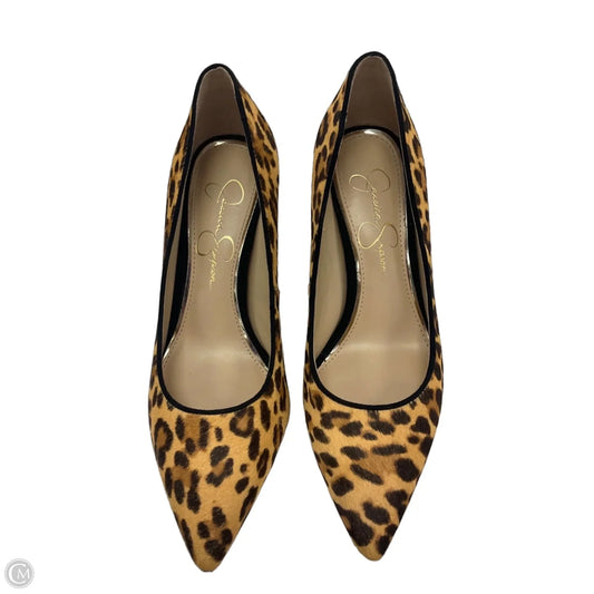Shoes Heels Stiletto By Jessica Simpson In Leopard Print, Size: 7