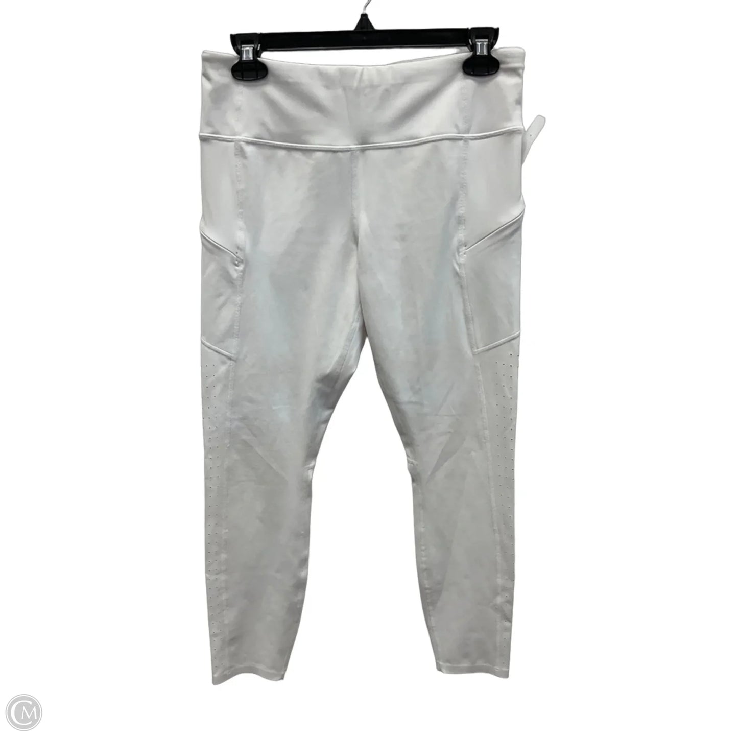 Athletic Leggings By Athleta In White, Size: M