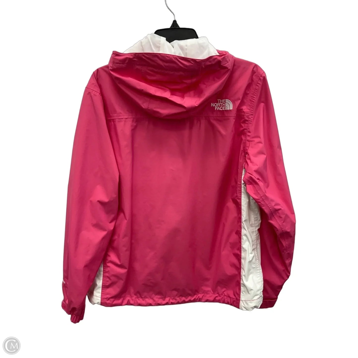 Jacket Windbreaker By The North Face In Pink & White, Size: M