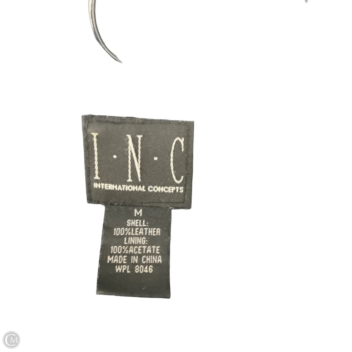Jacket Leather By Inc In Black, Size: M