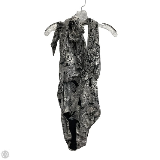 Swimsuit By Express In Black & Cream, Size: Xl