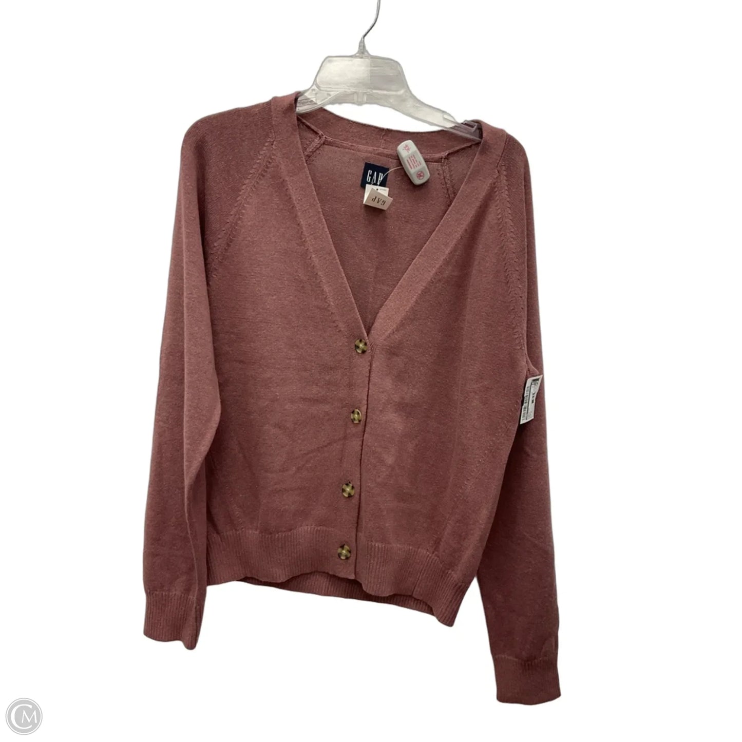 Cardigan By Gap In Mauve, Size: M