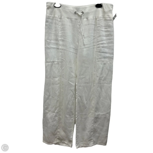 Pants Wide Leg By Eileen Fisher In White, Size: M
