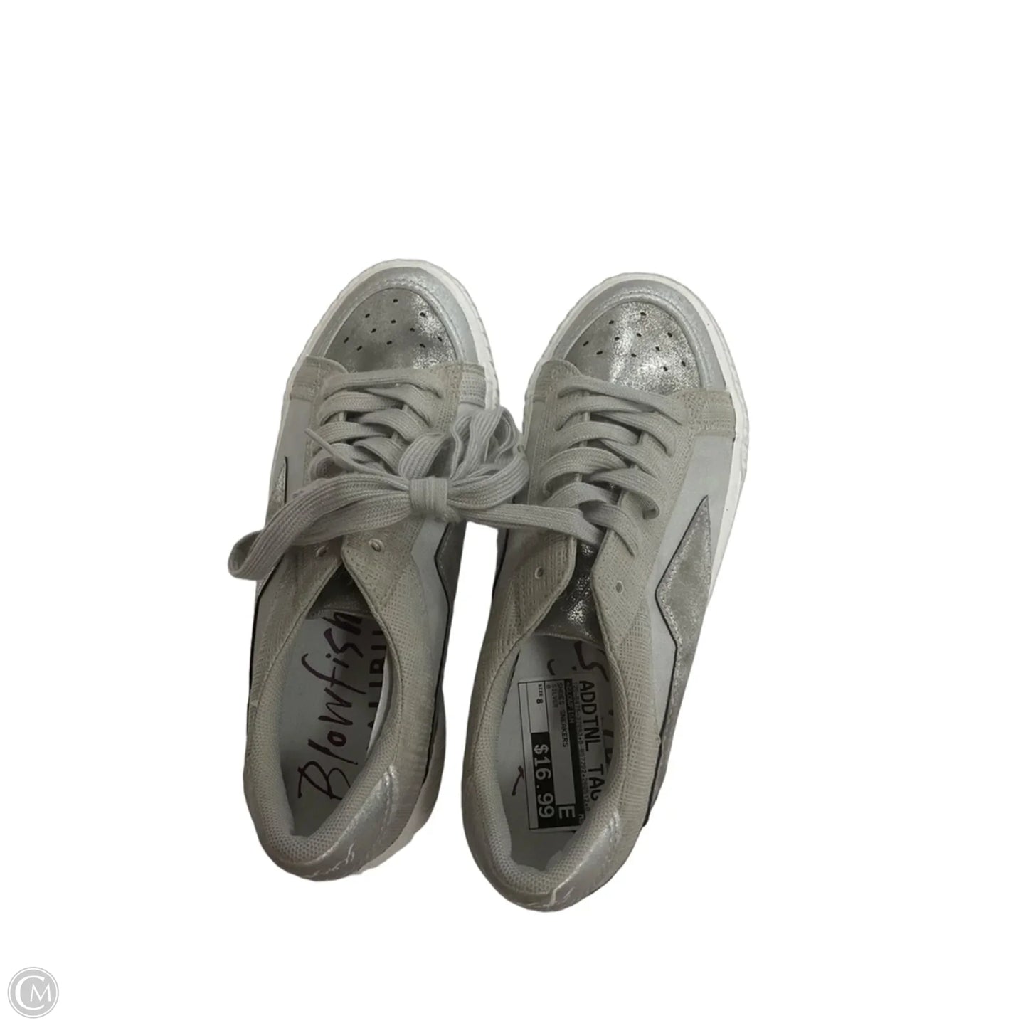 Shoes Sneakers By Blowfish In Silver, Size: 8