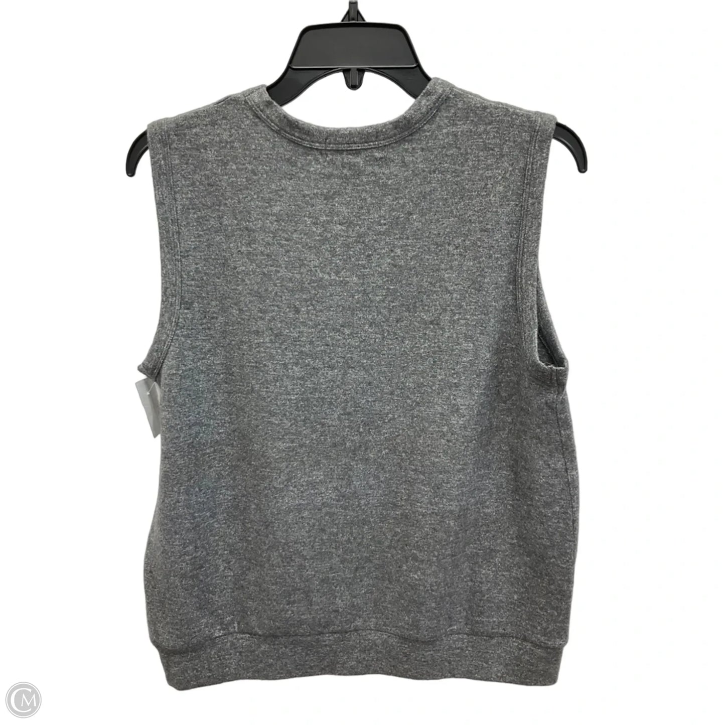 Top Sleeveless By Cmc In Grey, Size: M